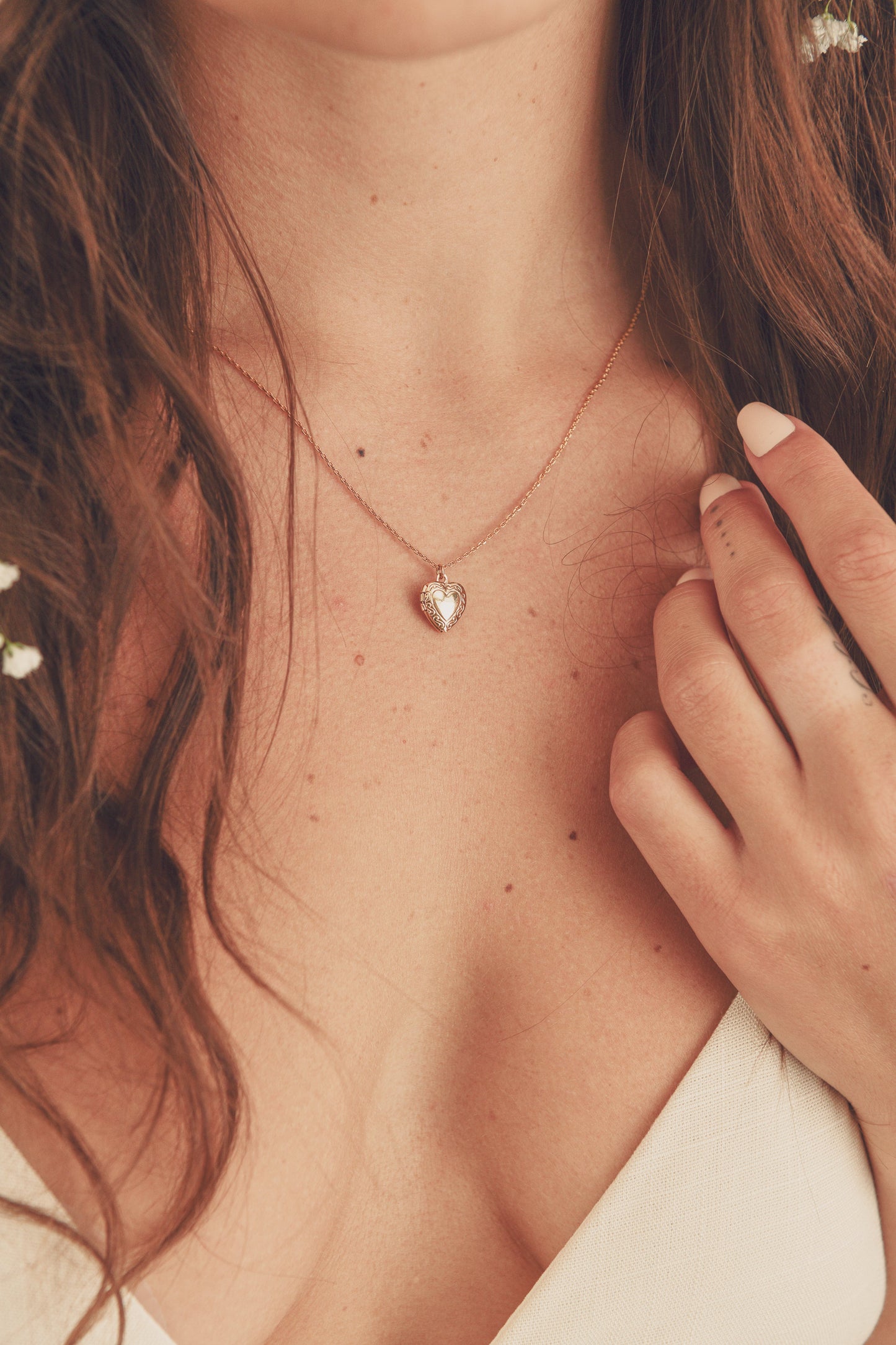 Poet Heart Locket Necklace