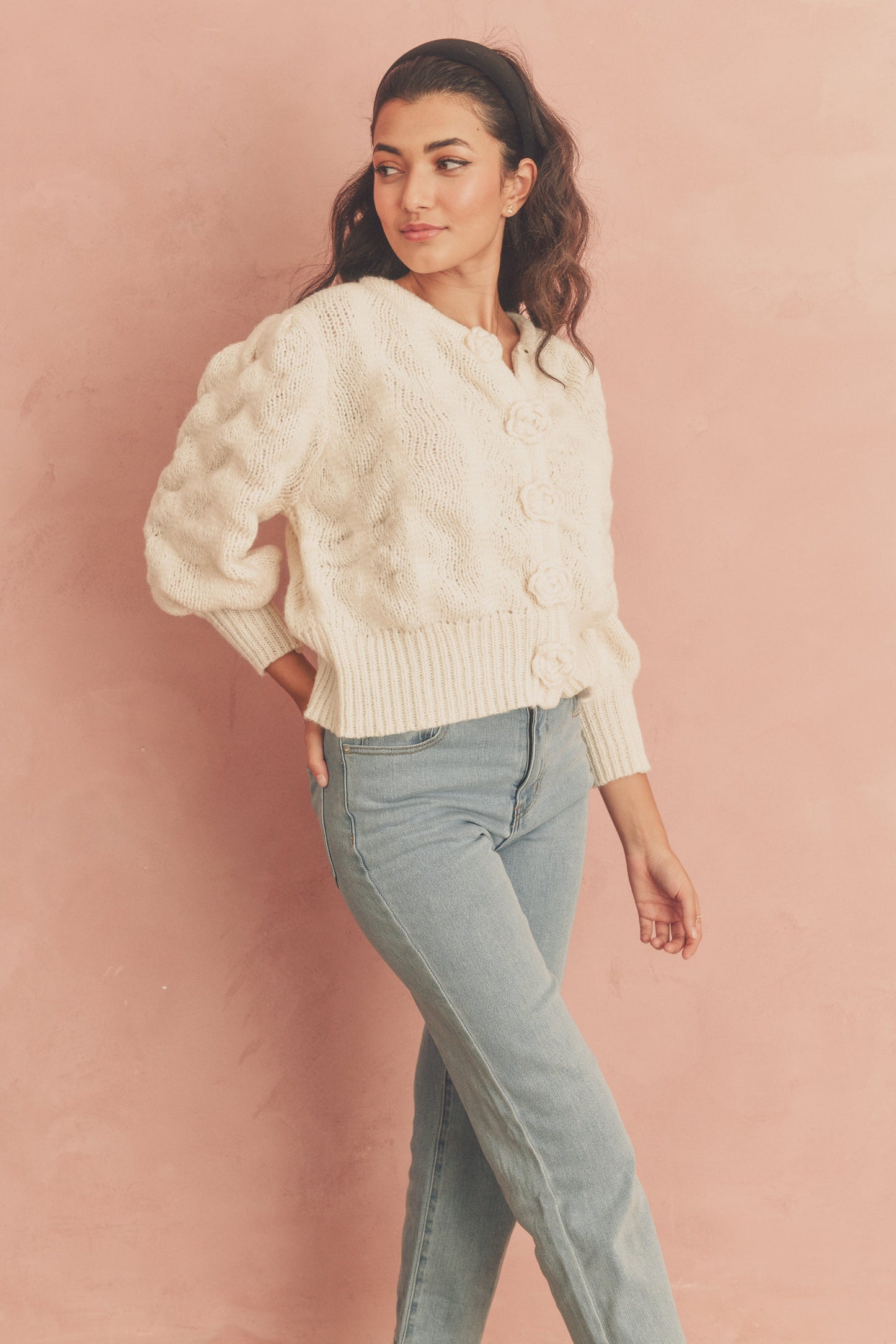 Learning Piano Cardigan