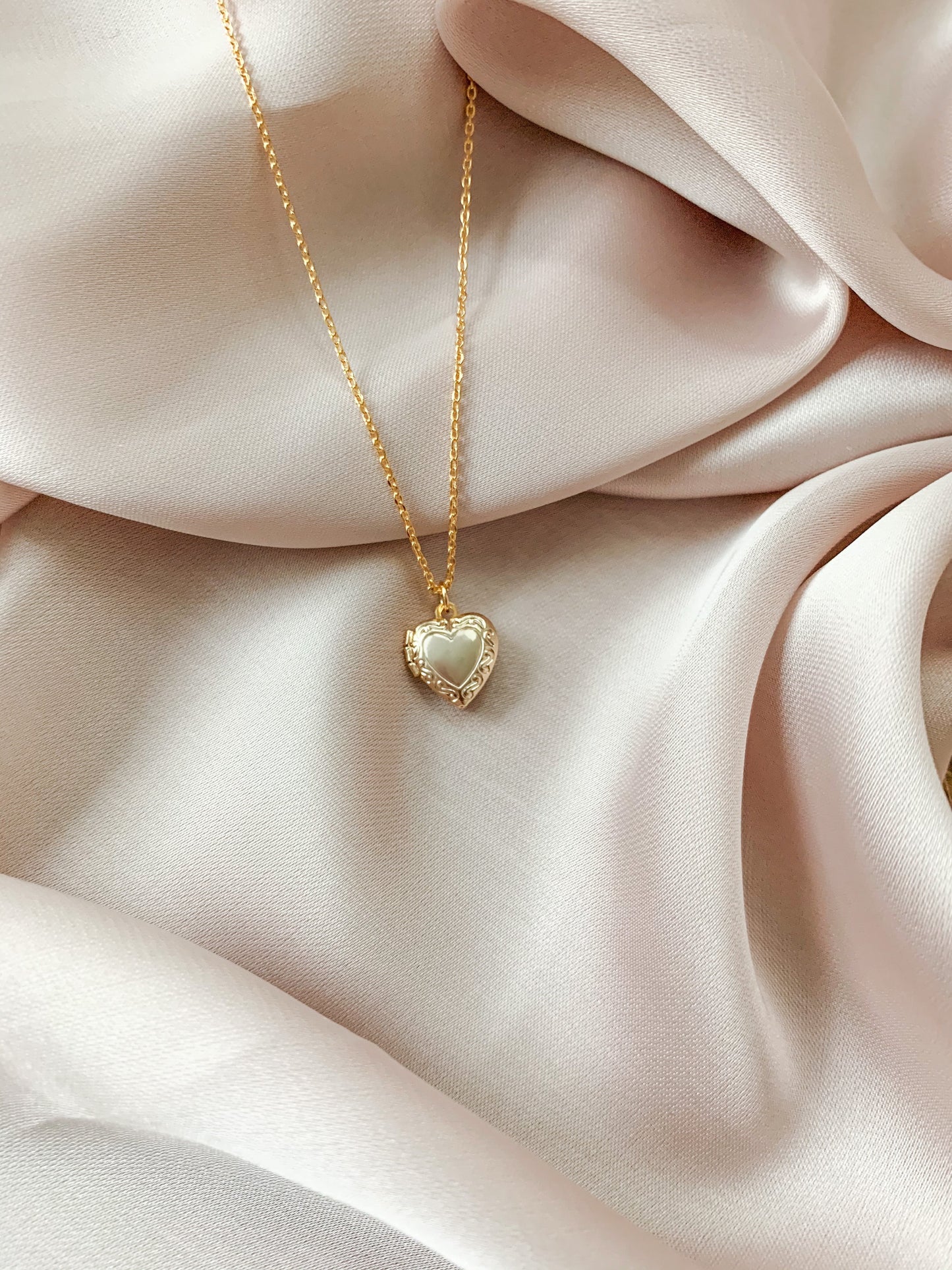 Poet Heart Locket Necklace