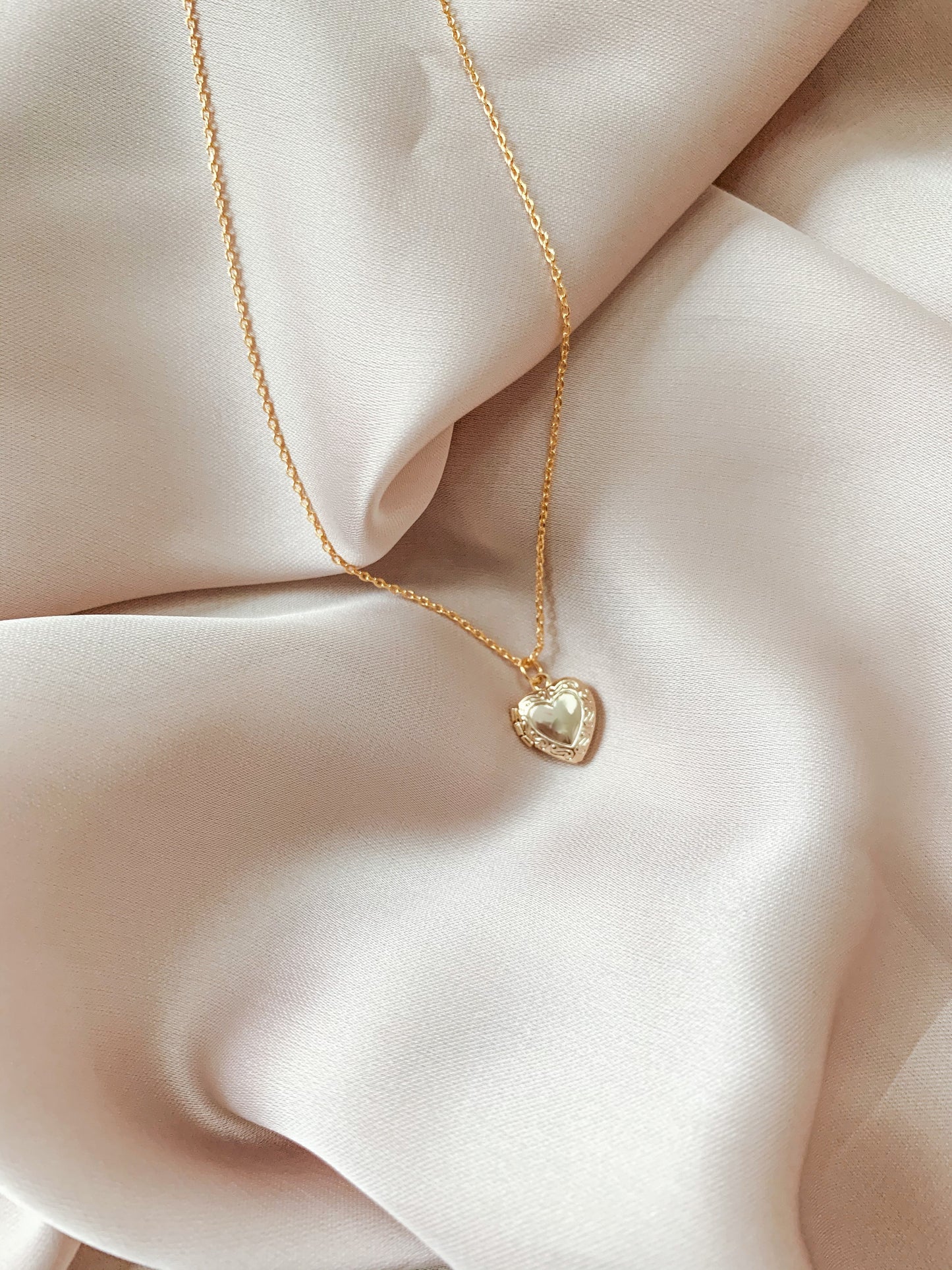 Poet Heart Locket Necklace